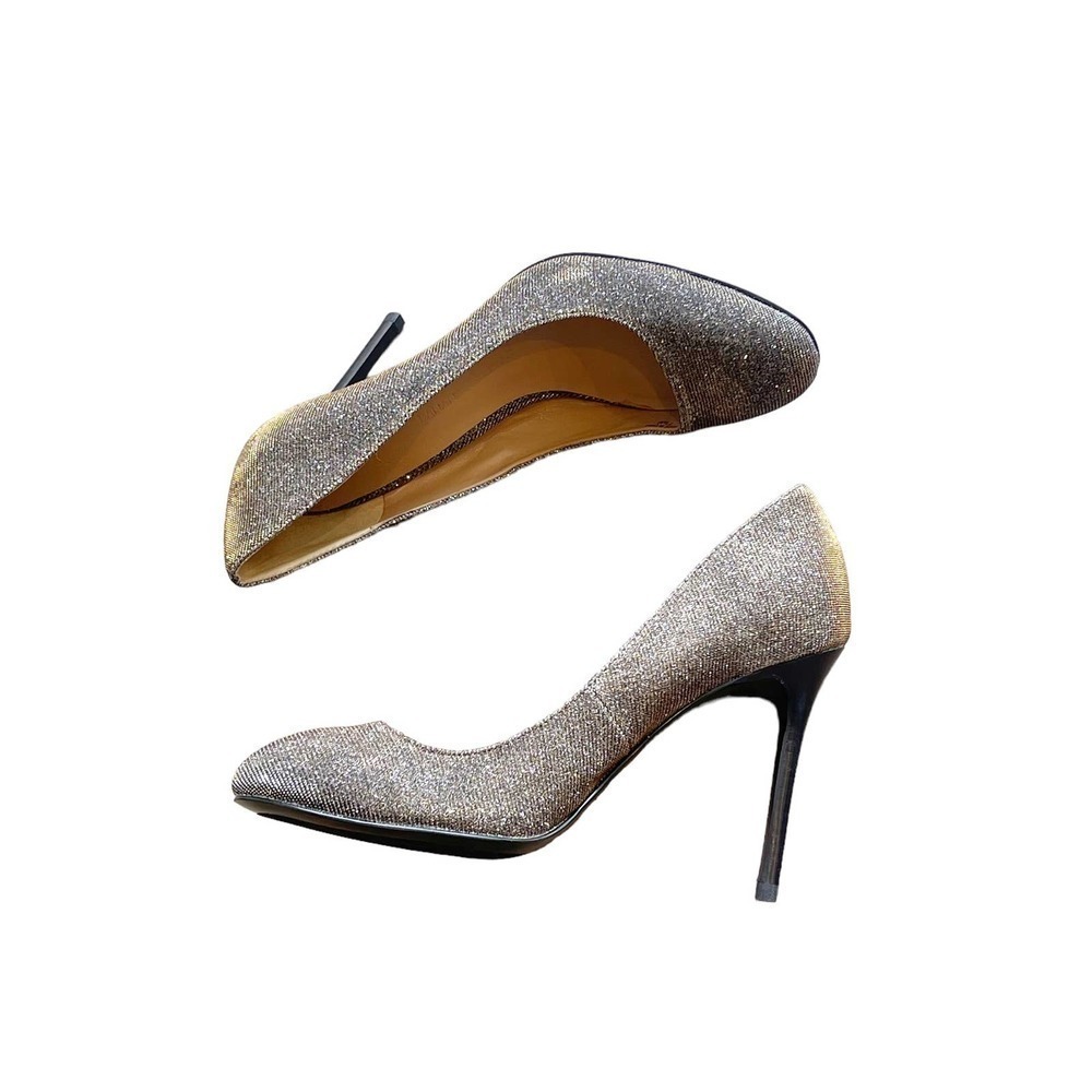 BANANA REPUBLIC Hello Sole Mate Classic Metallic Sheen Stilleto Pumps Size 7.5M